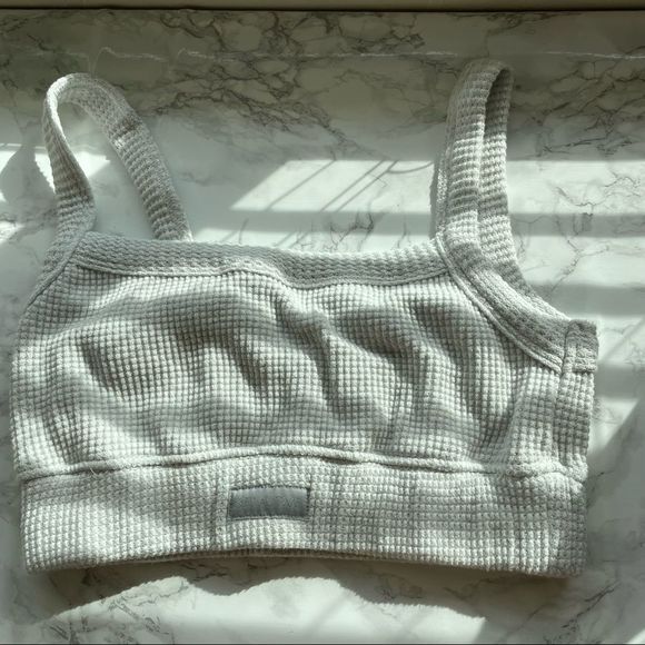 SETACTIVE Set Active Lounge Bra Heather Grey White - Picture 2 of 5